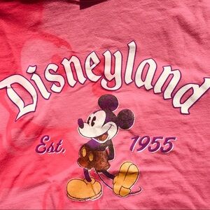MICKEY MOUSE T -SHIRT SHORT SLEEVE PINK!